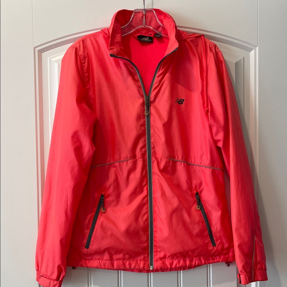 New Balance Women's Bright Neon Running‎ Nylon Jacket S